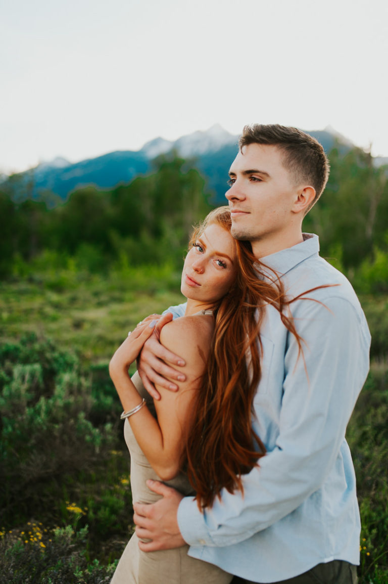 Quinn & Sean || Engagement Photos by the Tetons