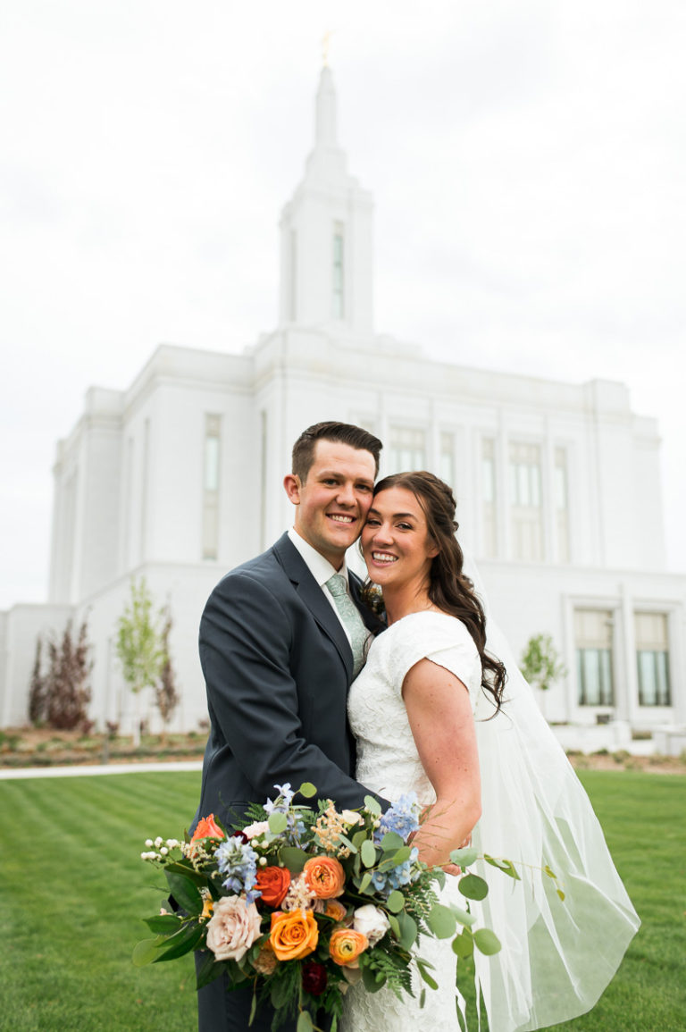 Kylie & Alex || Pocatello Idaho Temple Wedding Photographer