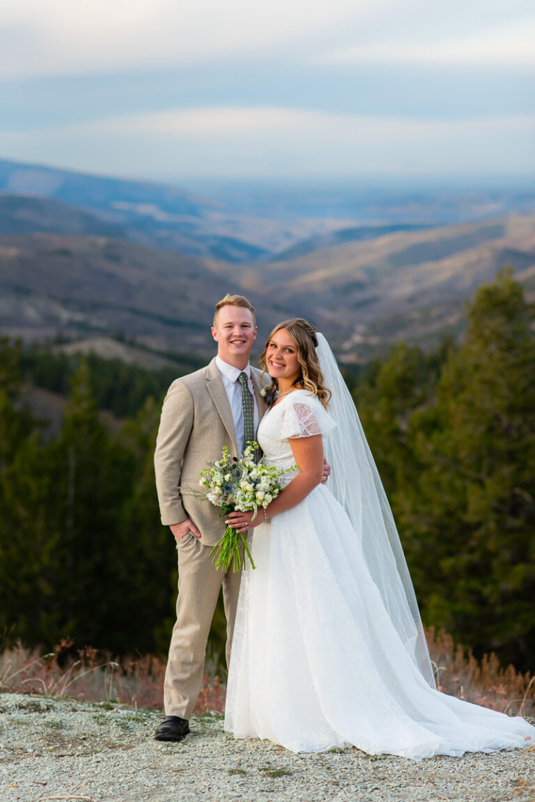Brittyn & Trey || Mountain Bridal Session in Idaho