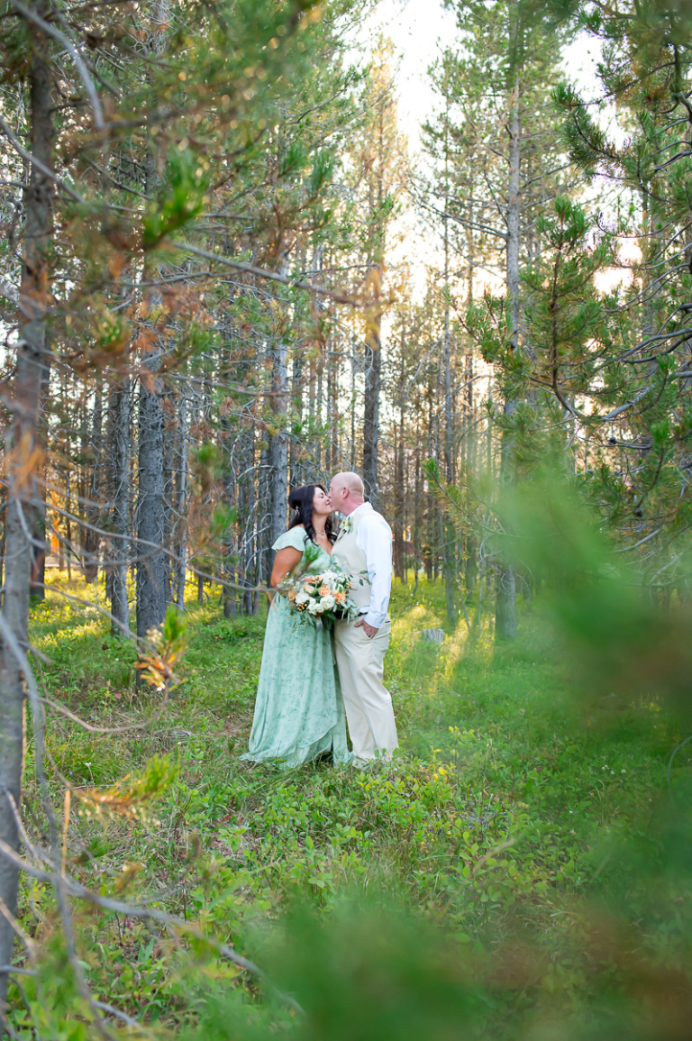 Whitney & Eric || Island Park wedding in a flower field